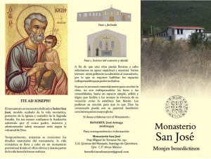 monasterio san jose flyer
