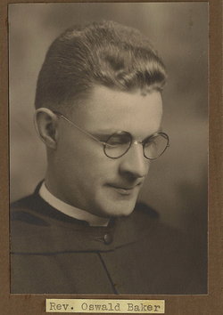 Fr Oswald Baker young priest