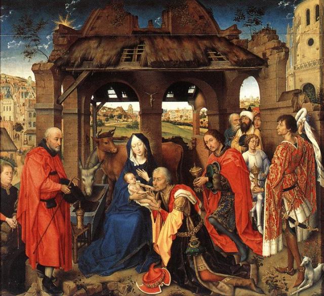 Roger Van der Weyden, Pokłon Trzech Króli (Stara Pinakoteka w Monachium)